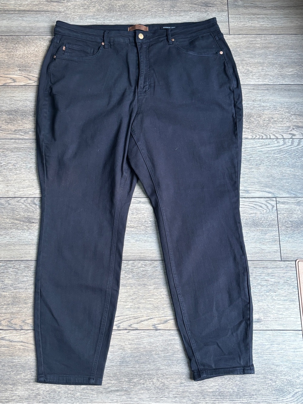 Judy Blue Deep Dark Navy Tummy Control Skinny Jeans Sz 22W Plus Size